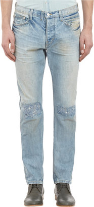 Shipley & Halmos Distressed Bleached Jeans