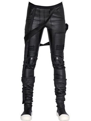Rick Owens Stretch Nappa Leather Trousers