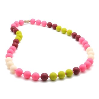 Chewbeads - Bleeker Necklace - Punchy Pink