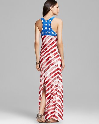 Alternative Apparel ALTERNATIVE Maxi Dress - Stars and Stripes Monroe