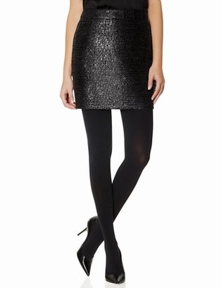 The Limited Shimmery Tweed Mini Skirt