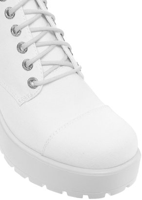 Vagabond Dioon White Ankle Boots