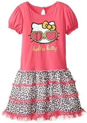 Hello Kitty Girls' Leopard Tutu Dress