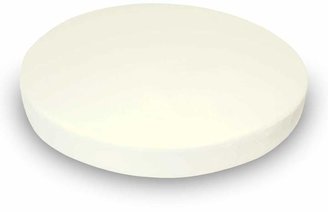 Stokke sheetworld Fitted Oval Crib Sheet Sleepi) - Solid Ivory Jersey Knit - Made In USA - 26 inches x 47 inches (66 cm x 119.4 cm)