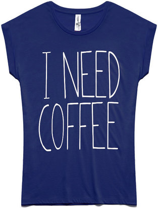 Forever 21 I Need Coffee Sleep Shirt