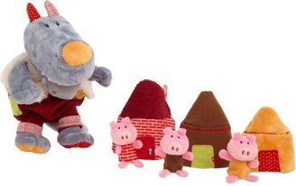 Lilliputiens Three Little Pigs Plush Toy Set