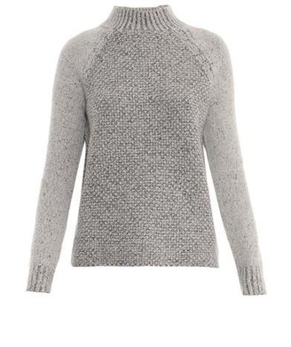 Vince Seed-stitch wool-blend sweater
