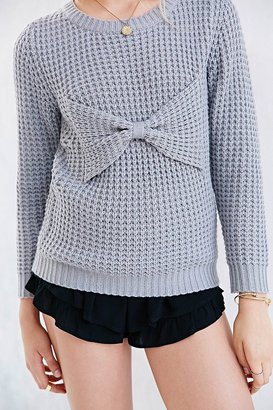 Urban Outfitters Compania Fantastica Bow Crewneck Sweater