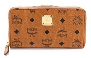 MCM Large Heritage Zip Wallet