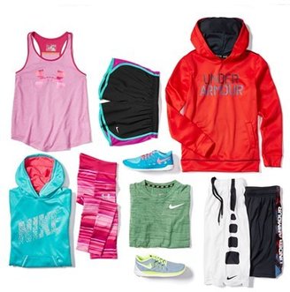 Nike 'Tempo GFX' Dri-FIT Track Shorts (Big Girls)