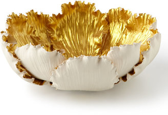 Horchow Small Gilded Tulip Bowl