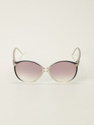 Balenciaga Pre-Owned 1980s Oval Frame Sunglasses