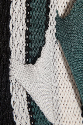 Peter Pilotto Knitted silk sweater