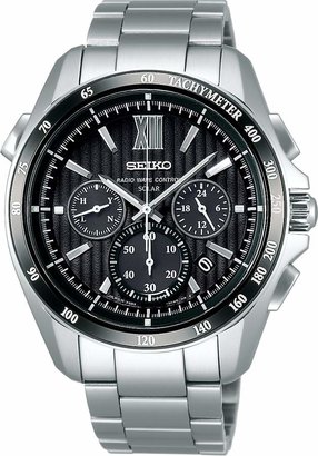 Seiko Brights Solar Electric Wave Correction sapphire glass super clear coating for everyday life reinforcement waterproofing (10 atm) SAGA153 Men's Watch Japan import