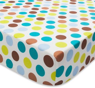 Bed Bath & Beyond True Baby Tree Tops Fitted Crib Sheet in Polka Dot