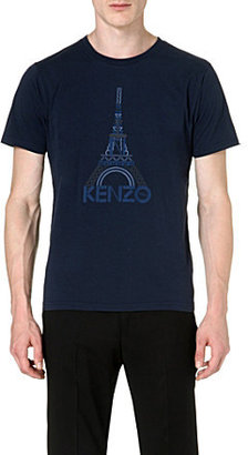 Kenzo Eiffel Tower cotton t-shirt