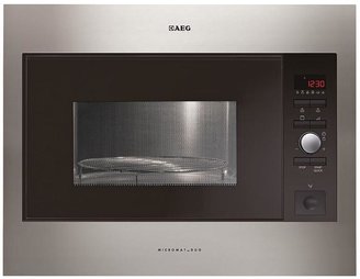 AEG MCD2664E-M 60 cm Built-in Microwave with Grill - Stainless Steel