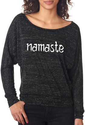 Namaste Heather Charcoal 'Namaste' Dolman Top