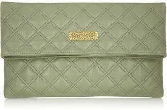 Marc Jacobs Eugenie large quilted leather clutch