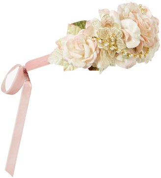 House of Fraser Her Curious Nature Oversized bridal style floral crown