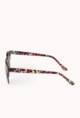 Forever 21 F7935 Leopard Round Sunglasses