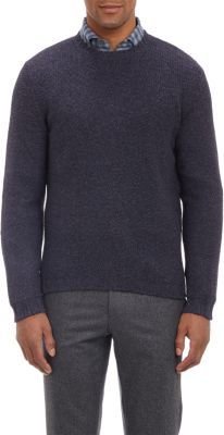 Malo Reverse-Stitch Crewneck Sweater