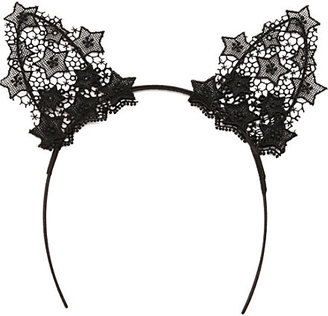 Mimi Holliday Black lace cat ears