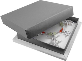 Forzieri Starfish Pendants Sterling Silver Gemstones Necklace
