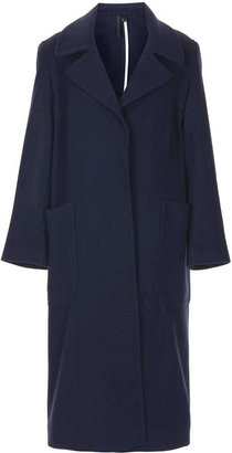 Topshop Long Wool Pocket Coat by Boutique