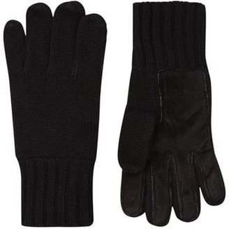 Harrods Suede Palm Cashmere Gloves