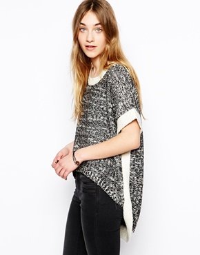 By Zoé Sleeveless Oversized Sweater with Dipped Back