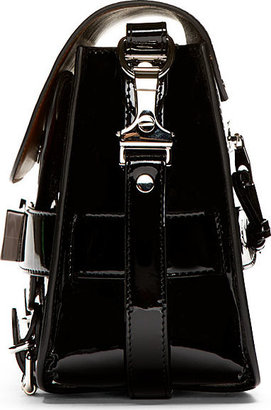 Proenza Schouler Black Patent Leather PS11 Classic Shoulder Bag