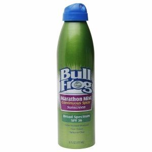 Bull Frog Marathon Mist, Continuous Spray Sunscreen SPF 36