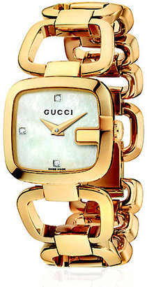Gucci G Collection Goldtone Gold PVD Stainless Steel Watch