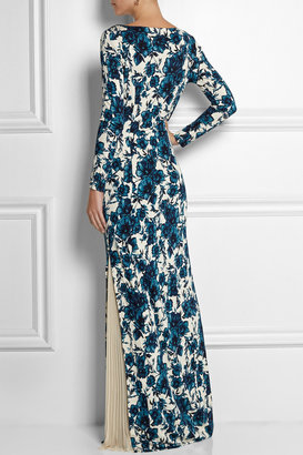 Tory Burch Stacy floral-print jersey maxi dress