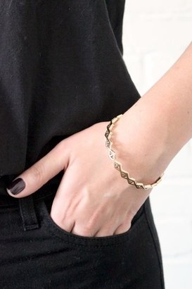 Low Luv x Erin Wasson by Erin Wasson Triangle Stack Bangle in Gold