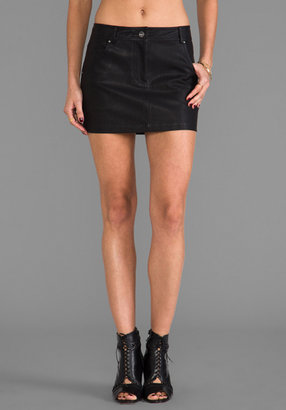Dolce Vita Groove Faux Leather Skirt