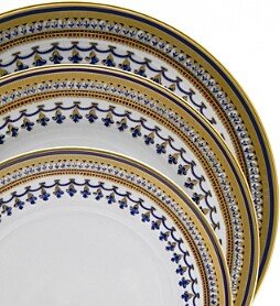 Mottahedeh Chinois Blue Dinner Plate