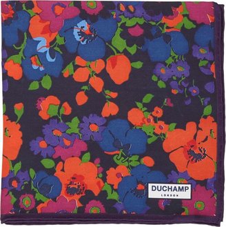 Duchamp Abstract Floral Pocket Square-Multi