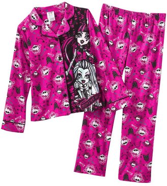 Monster high 2-pc. frankie stein pajama set - girls