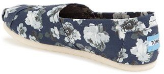 Toms 'Classic - Floral' Slip-On (Women)