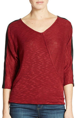 DKNY Pieced and Sewn Sweater