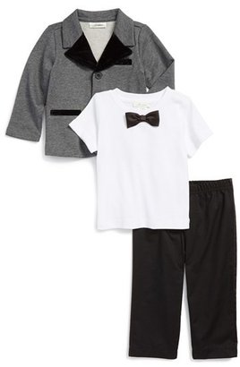 Miniclasix Cardigan, T-Shirt & Pants Set (Baby Boys)