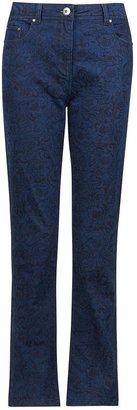 House of Fraser Dash Floral straight leg jeans petite