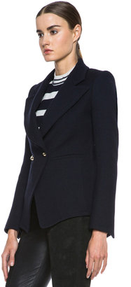Chloé Wool Blazer Jacket in Navy