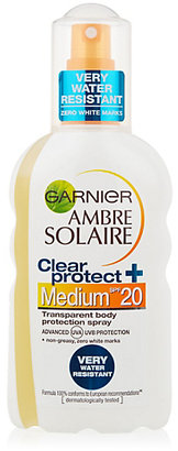 Garnier Ambre Solaire Clear Protect+ Body Spray SPF20 200ml