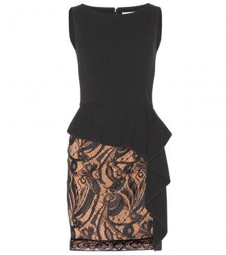 Emilio Pucci Wool-blend dress with lace