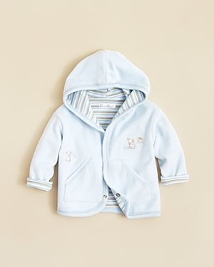 Kissy Kissy Infant Boys' Velour Reversible Jacket - Sizes 0-9 Months