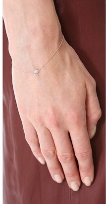 ginette_ny Mini Diamond Lotus Bracelet