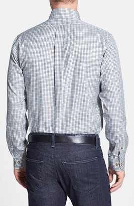 Brooks Brothers Slim Fit Plaid Supima® Cotton Twill Sport Shirt
